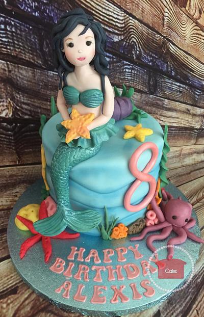 The mermaid cake - Cake by The Red Cake Tin