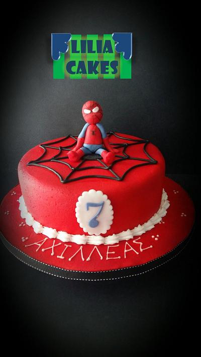 Little Spiderman is here!  - Cake by LiliaCakes