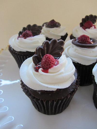 Chocolate Raspberry Cupcakes - Cake by Cake Creations by ME - Mayra Estrada