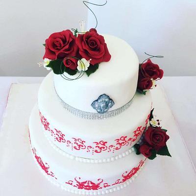 Wedding cakes - Cake by Pasteles Douce Amie