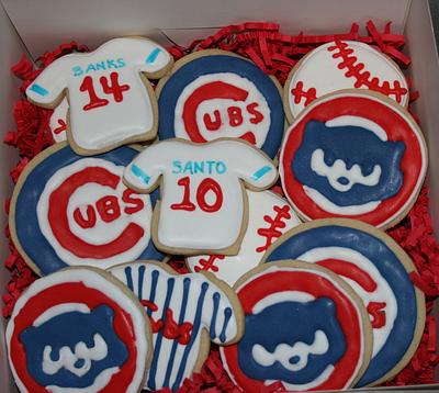Chicago Cubs Butter cookies - Cake by Ansa