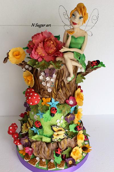 Tinker bell - Cake by N SUGAR ART