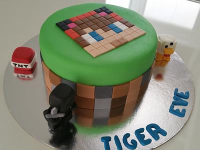 Mine craft Chocolate cake - Cake by jscakecreations