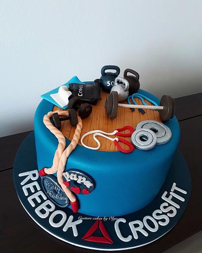 Gym addict - Cake by Couture cakes by Olga