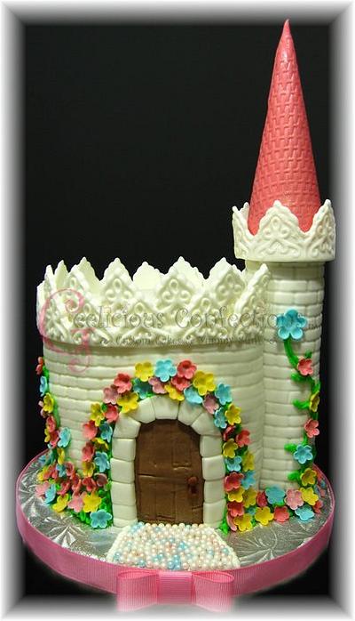 Princess Castle & Cupcakes - Cake by Geelicious Confections