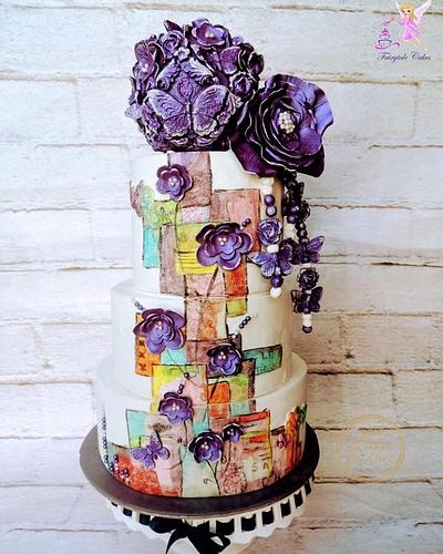 Caker Buddies Collaboration: The Violet Butterfly - Cake by Nidsy