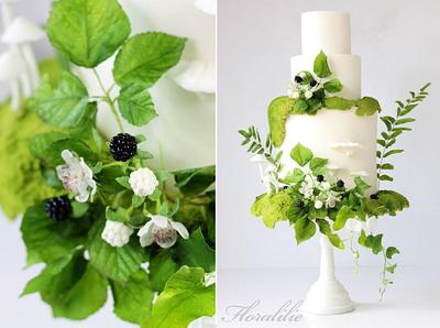 Woodland Wedding Cake for DIY Weddings Magazine - Cake by Floralilie