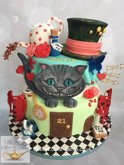 Alice in Wonderland Cake - Cake by Elaine Bennion (Cake Genie, Cakes by Elaine)