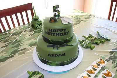 Army cake - Cake by Jennifer