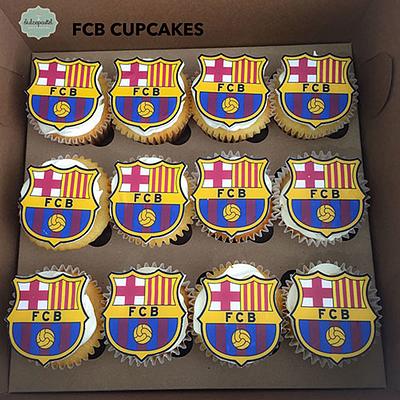 Cupcakes del Barcelona FC - Cake by Dulcepastel.com