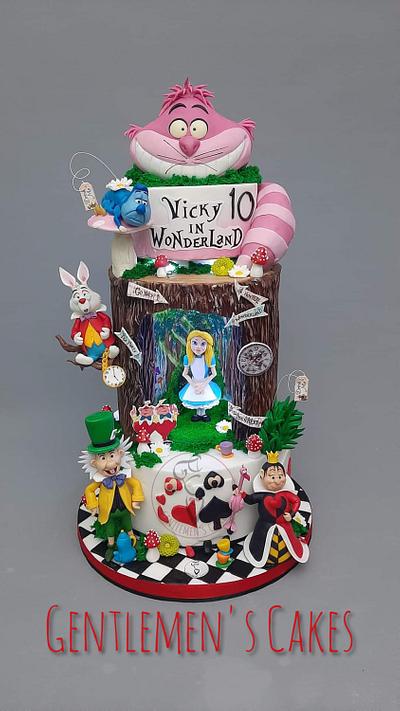 Alice in Wonderland - Cake by  Gentlemen's Cakes