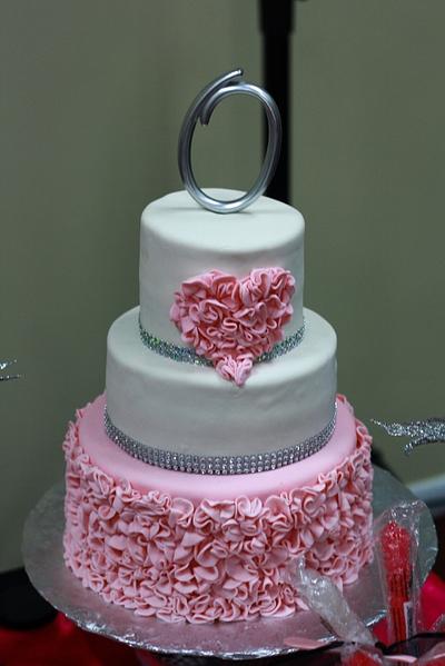 simple wedding cake - Cake by kiki