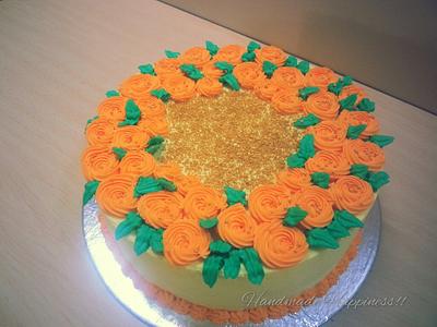 orange love!!! - Cake by Handmade Happiness