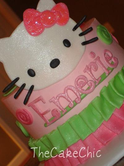 Girly Hello Kitty - Cake by Misty
