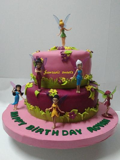 Tinker Bell cake - Cake by Sawsan's sweets
