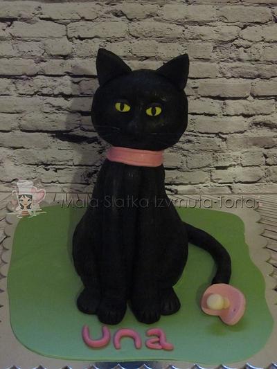 Black cat - Cake by tweetylina