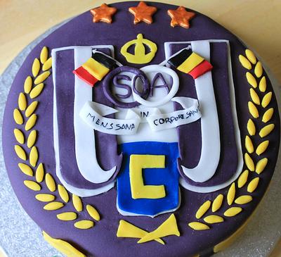Royal Sporting Club Anderlecht - Cake by Des Petits Gâteaux