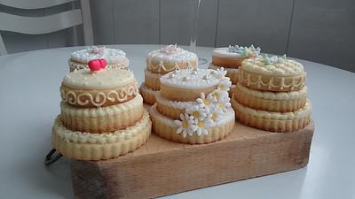 wedding cookies cake - Cake by Maria Eugenia Matamoros Angarita