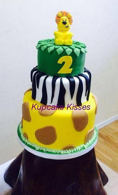 Jungle Themed Raa Raa Cake - Cake by Lauren
