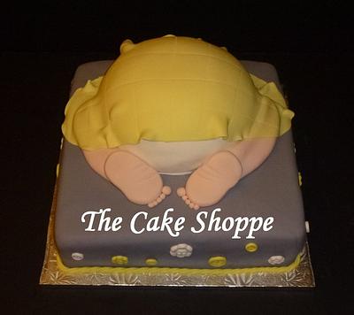 baby bottom cake - Cake by THE CAKE SHOPPE