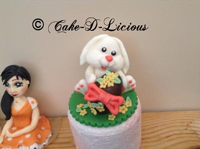 Easter Egg Bunny - Cake by Sweet Lakes Cakes