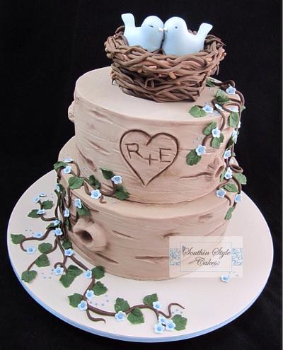 Engagement Cake - Cake by Southin Style Cakes