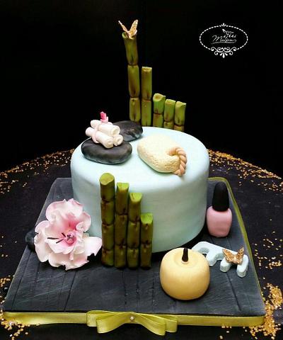 A cake theme SPA & Aesthetics - Cake by Fées Maison (AHMADI)