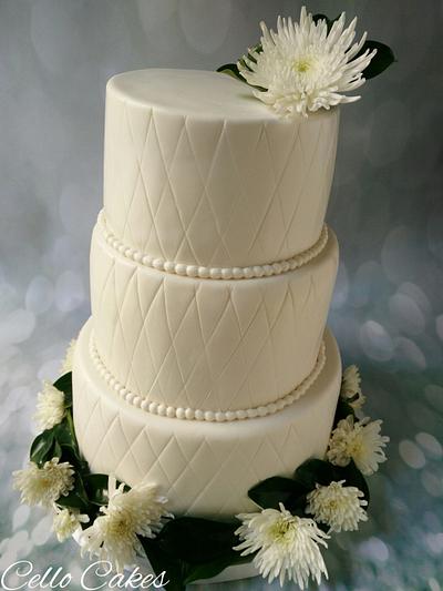 Wedding cake - Cake by CelloCakes