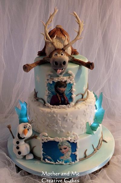 Sven and Olaf Frozen - Cake by Mother and Me Creative Cakes