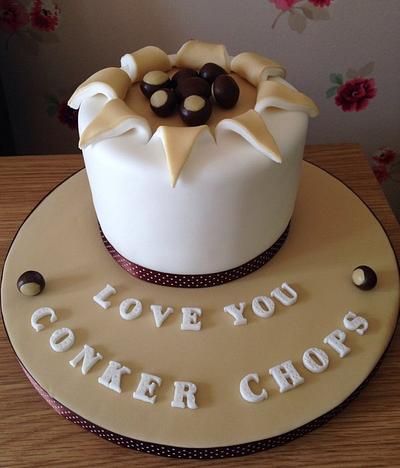 Conker Chops! - Cake by Clairey's Cakery