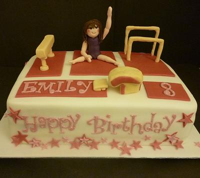 Gymnastics Birthday Girl - Cake by Essentially Cakes