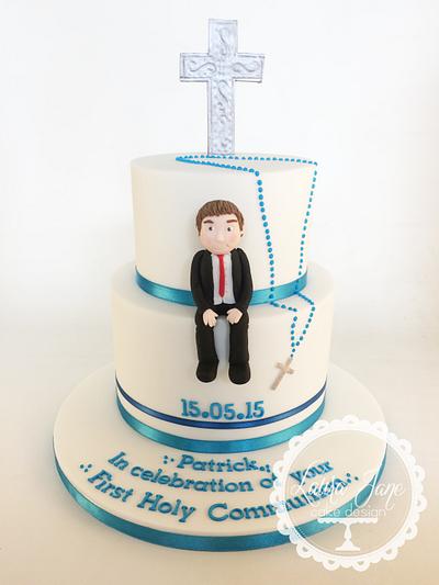 My First Holy Communion Cake - Cake by Laura Davis