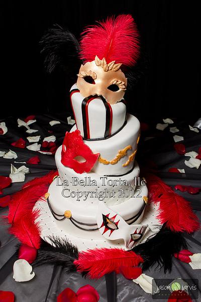 Masquerade Ball - Cake by cakemommy
