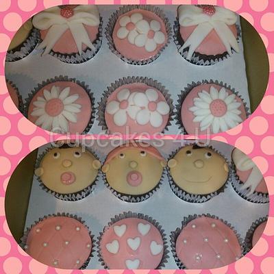 Christening/baby shower cupcakes - Cake by Sarah