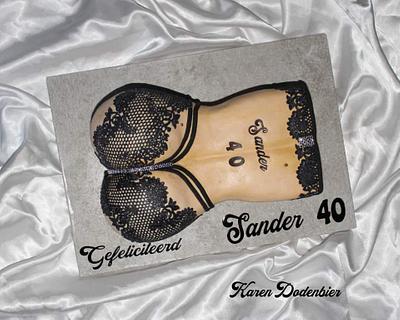 Your only once 40! - Cake by Karen Dodenbier