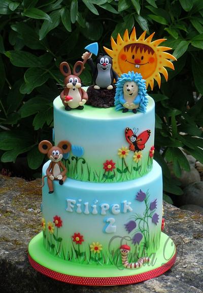 mole and friends - Cake by Derika