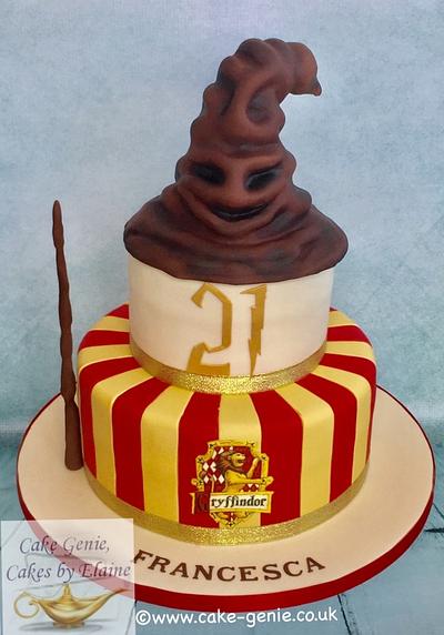 Harry Potter Sorting Hat - Cake by Elaine Bennion (Cake Genie, Cakes by Elaine)