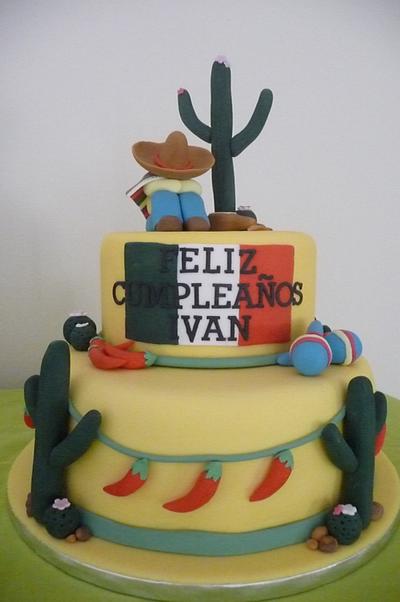 Mexican theme cake  - Cake by Niki B