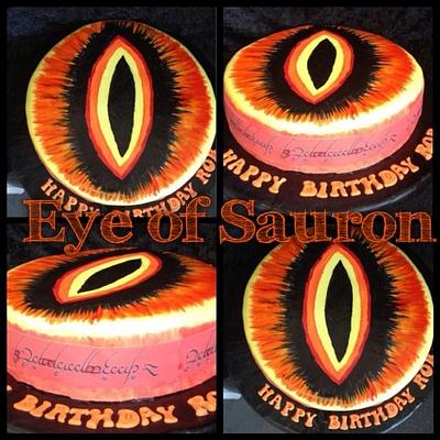 Lord of the rings eye of sauron - Cake by Kirstie's cakes