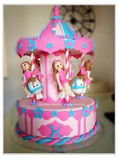 Carousel princess cake - Cake by Chanatasweets