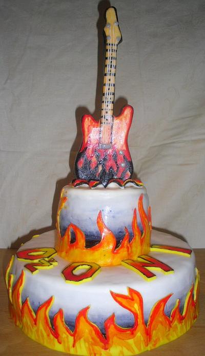 Guitar cake - Cake by Zoca
