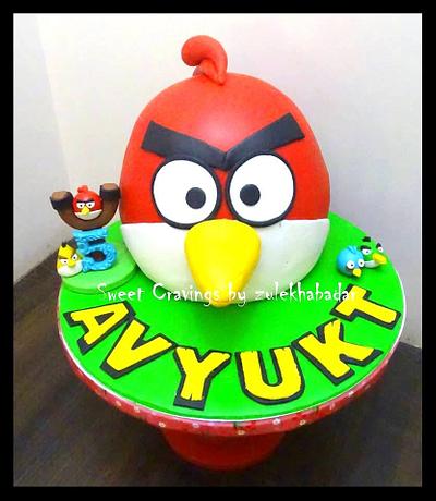 Angry Bird Cake - Cake by zullu