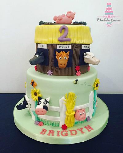 Farmyard Cake - Cake by CakeyBakey Boutique