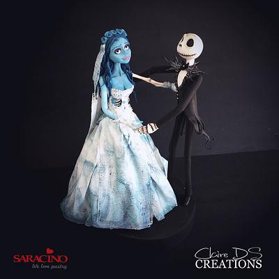 Topper With « Corpse bride » and « the Nightmare before Christmas » - Cake by Claire DS CREATIONS