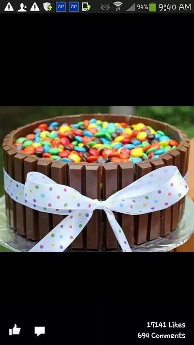 kit Kat candy bar birthday cake - Cake by Adams Specialties Bakery