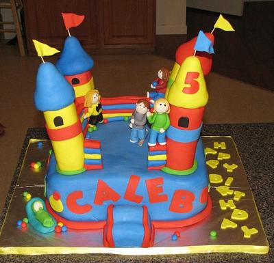 Bounce House cake - Cake by Deborah