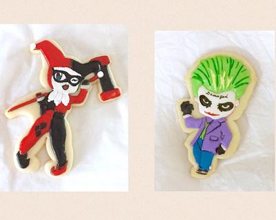 Joker and Harley - Cake by paula0712