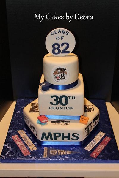 30th Year Class Reunion Cake - Cake by Debra