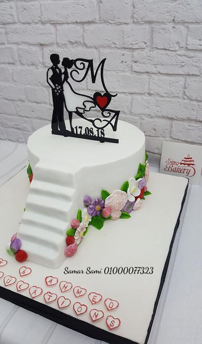 Rose wedding cake - Cake by Simo Bakery