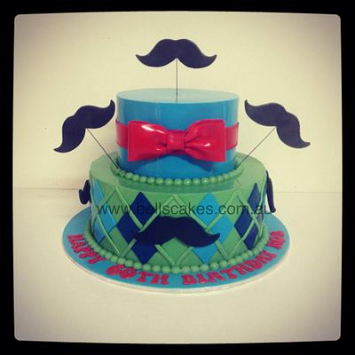 Mustache Cake - Cake by Bells
